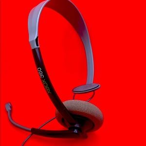 Genuine Microsoft XBOX 360 Wired Gray Chat Headset